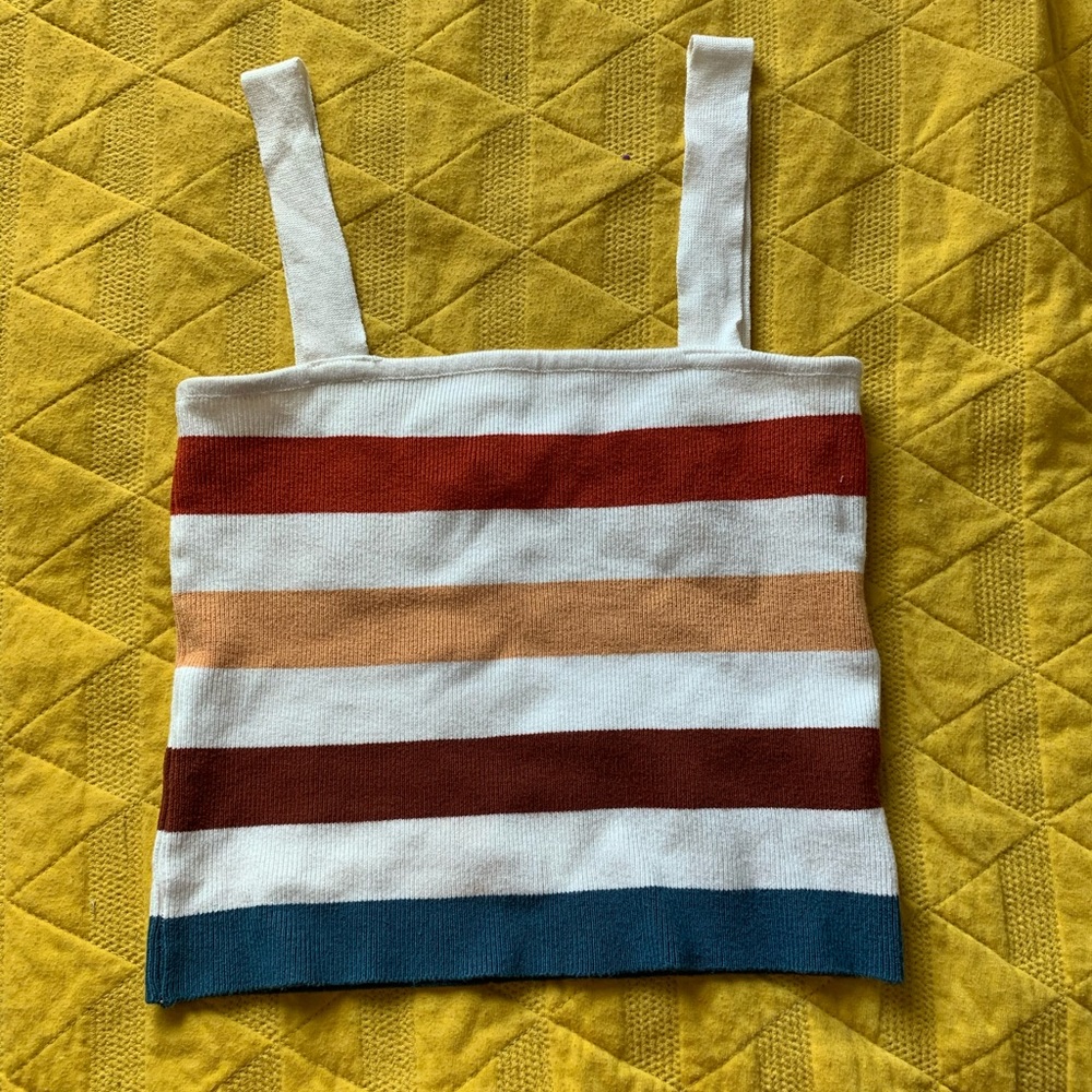 Striped Crop Top